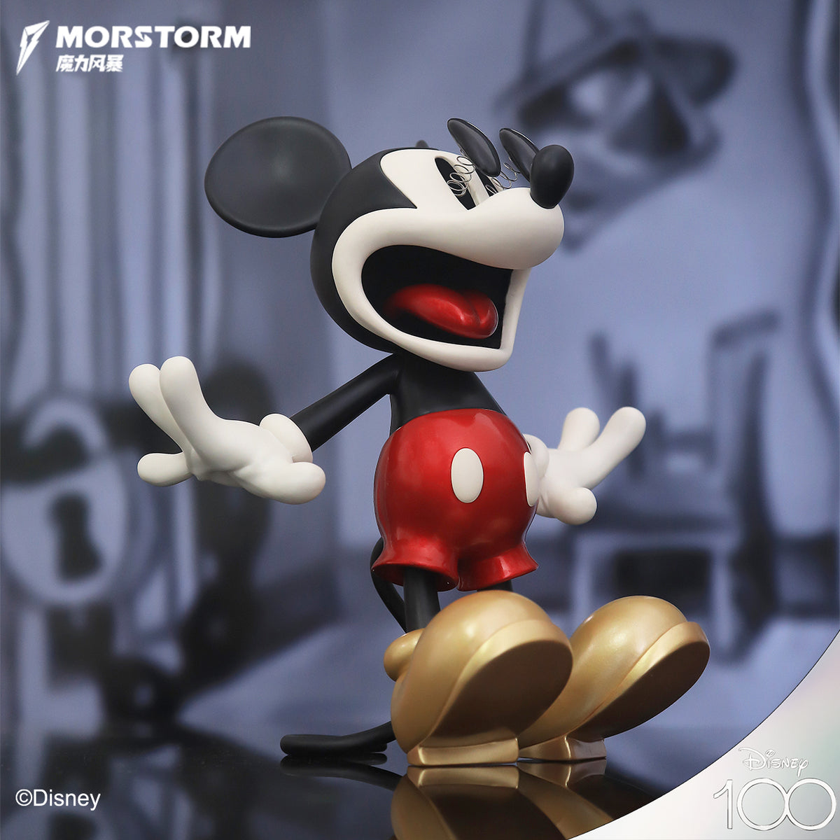 Disney MORSTORM ミッキーを怖がらせる フィギュア