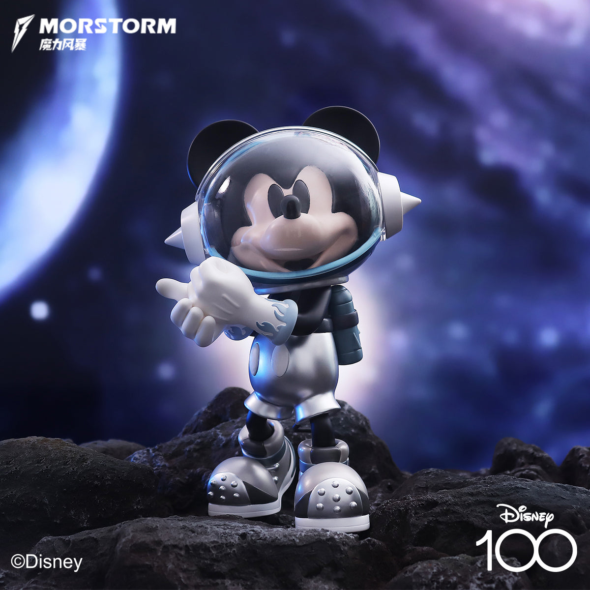 Morstorm Disney Mickey and Friends Disney Art Statue Series Space