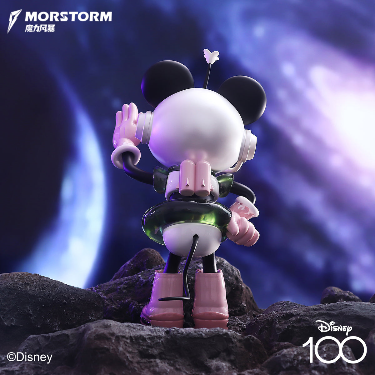 Morstorm Disney Mickey and Friends Disney Art Statue Series Space