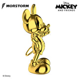 Morstorm Disney Mickey and Friends Disney Art Statue Series Mickey Mouse Thumb Up (Gold Chrome) 11" Polystone Statue