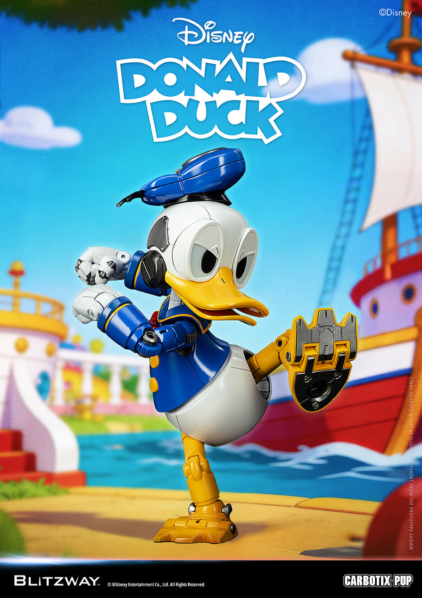 Blitzway Disney Carbotix Donald Duck Diecast Action Figure