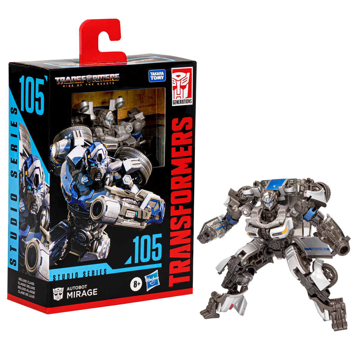 トランスフォーマー  MIRAGE HASBRO 当時物 Origin Transformers Rise of the Beasts Battle Changer Mirage