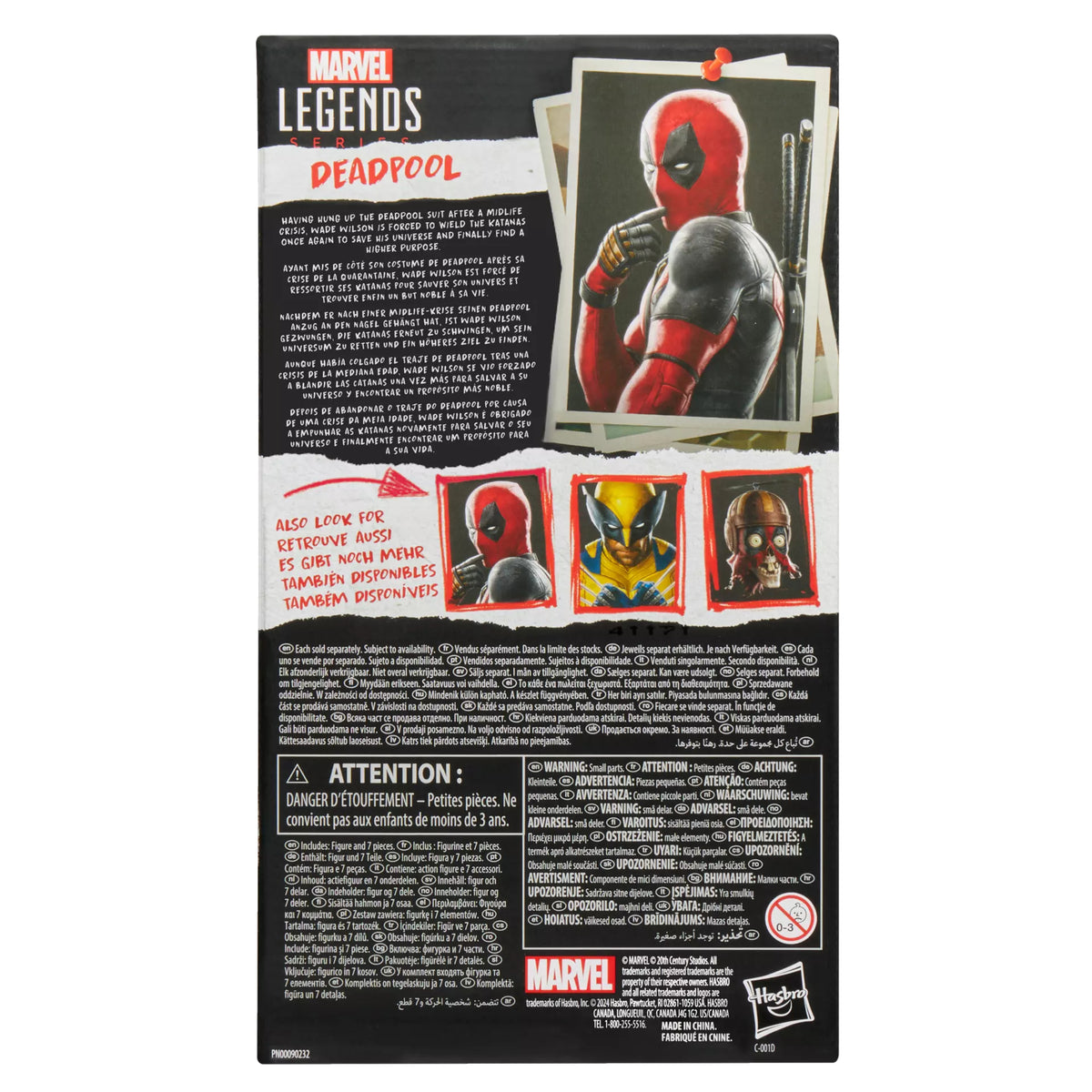 MARVEL LEGENDS DEADPOOL - SERIES VI - NEUF SOUS BLISTER