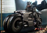 Hot Toys DC The Flash (2023) Batman and Batcycle 1/6 Scale 12" Collectible Figure Set