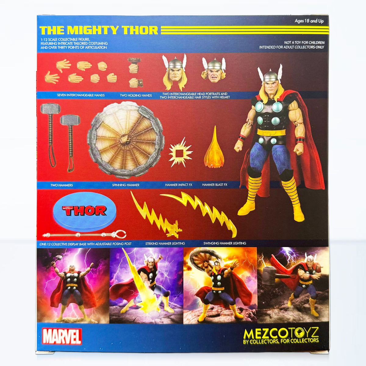 Mezco Toyz One:12 Collective Marvel Comics The Mighty Thor 1/12