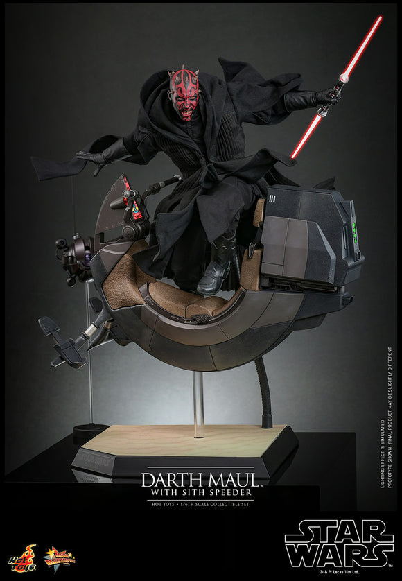 Hot Toys Star Wars Episode I: The Phantom Menace Darth Maul with Sith Speeder 1/6 Scale 12