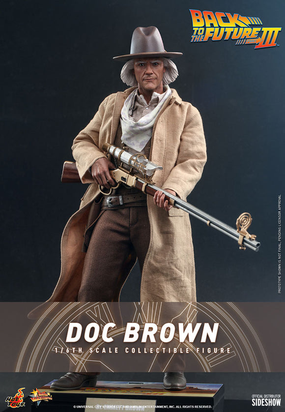 Hot Toys Back to The Future Part III Doc Brown 1/6 Scale 12