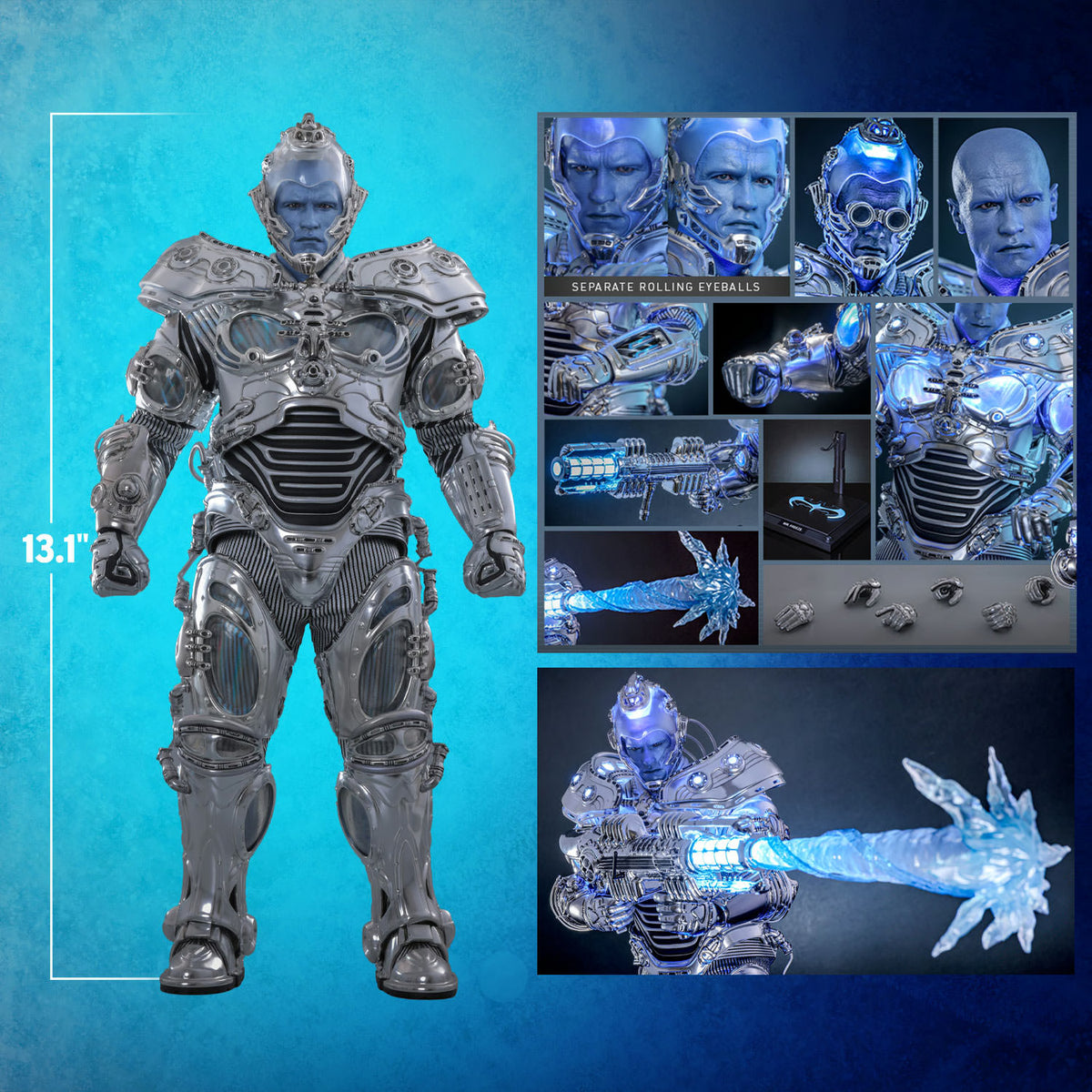 Hot Toys DC Comics Batman & Robin Mr. Freeze 1/6 Scale 12