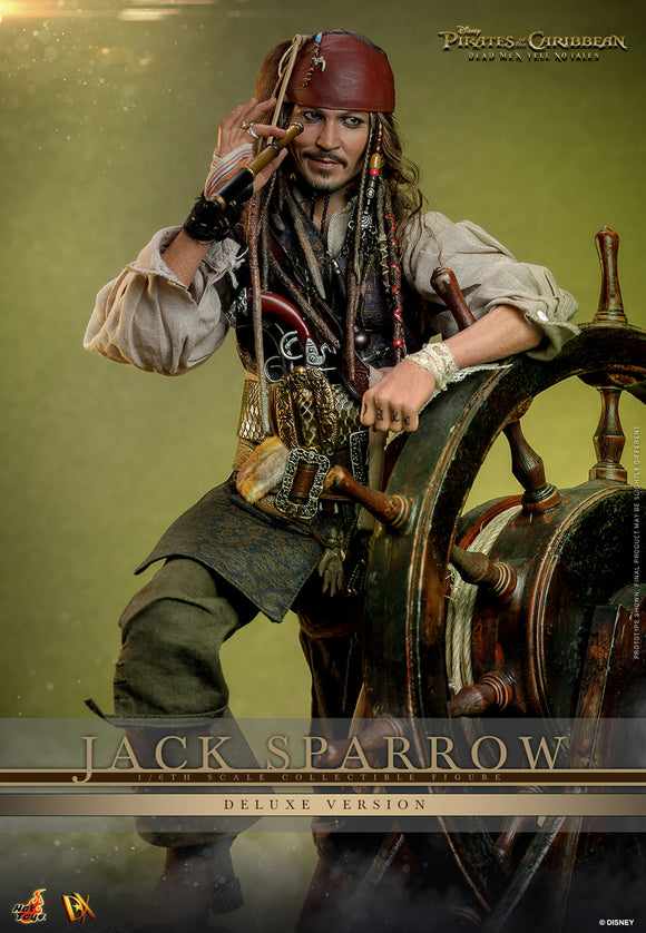Hot Toys Pirates of the Caribbean: Dead Men Tell No Tales DX38 Captain Jack Sparrow (Deluxe Edition) 1/6 Scale 12