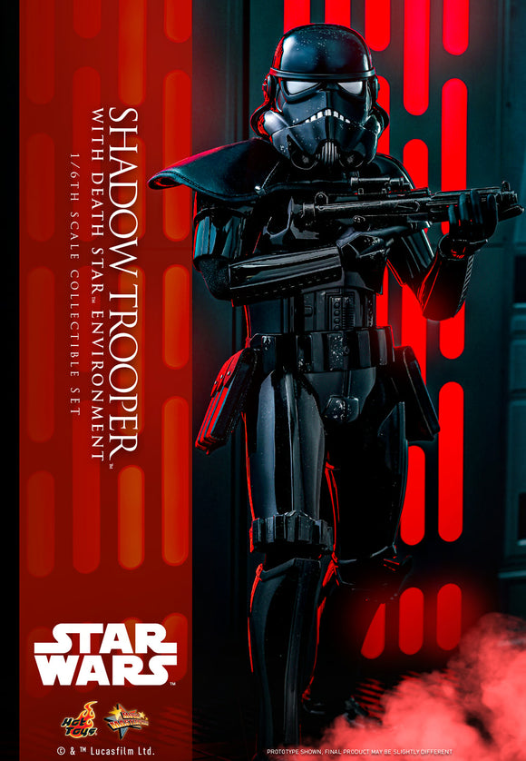 Hot Toys Star Wars Classic Shadow Trooper with Death Star Environment 1/6 Scale 12