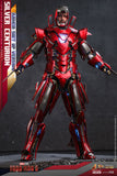 Hot Toys Marvel Comics Iron Man 3 Iron Man Silver Centurion (Armor Suit Up Version) Diecast 1/6 Scale 12" Collectible Figure