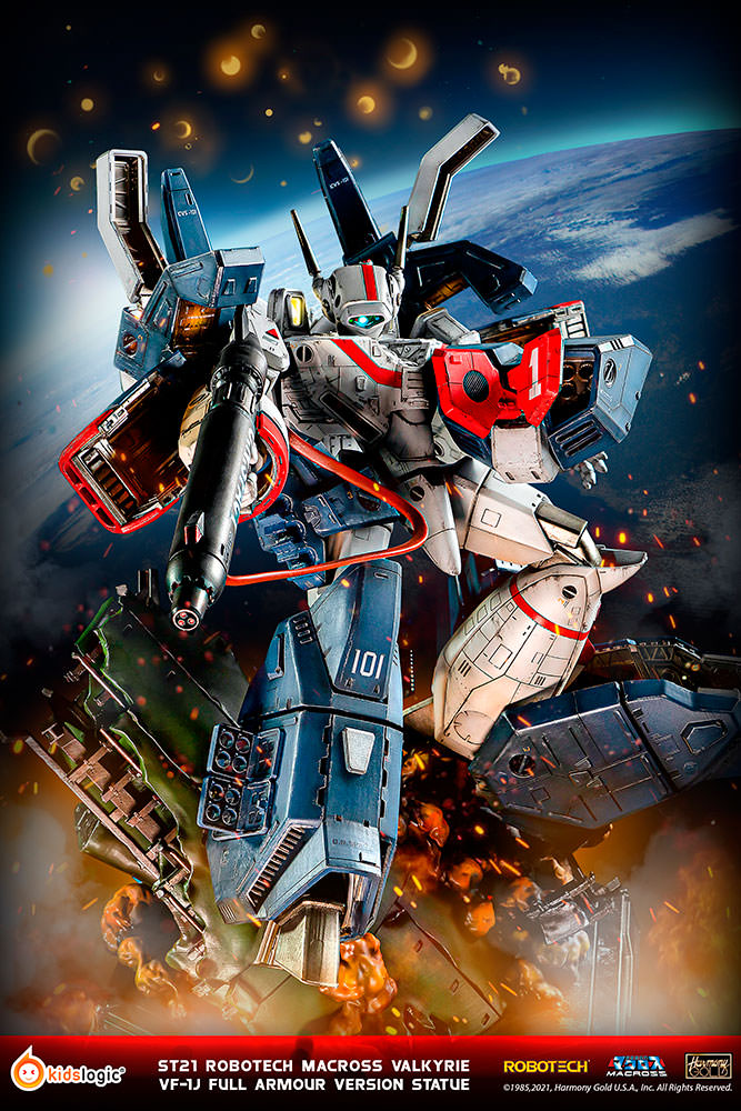 Kids Logic Robotech Macross Saga ST21 Macross VF-1J Full Armour