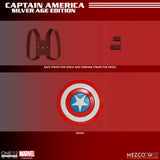 Mezco Toyz One:12 Collective Marvel Comics Captain America (Silver Age) 1/12 Scale Collectible Figure