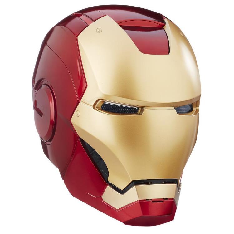 1 1 scale iron man helmet Iron-Man MK5 Silver Motorized Cosplay Helmet, Voice, Touch & Remote Control Iron Man Mark I Helmet