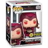 Funko Pop! Marvel WandaVision Scarlet Witch Glow-in-the-Dark Pop! Vinyl Figure - Entertainment Earth Exclusive