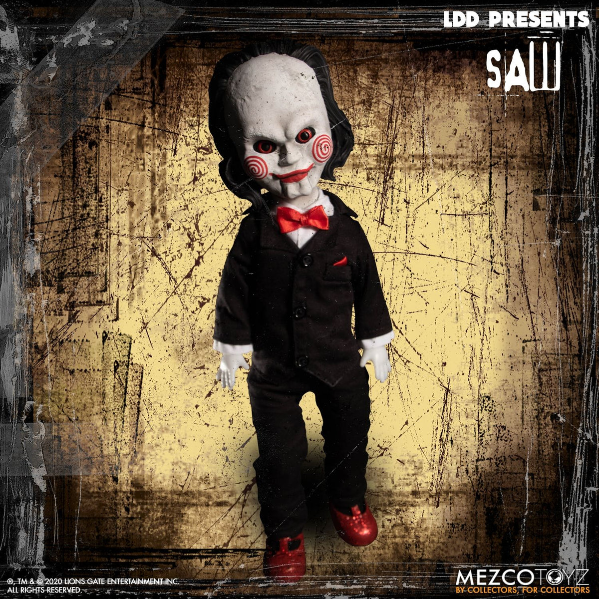 Mezco Toyz Living Dead Dolls Presents: Saw Billy Doll Figure 