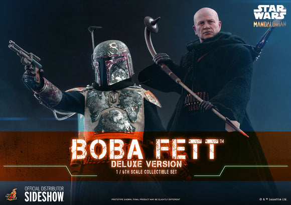 Hot Toys Star Wars The Mandalorian - Television Masterpiece Series Boba Fett (Deluxe Version) 2 Pack 1/6 Scale 12