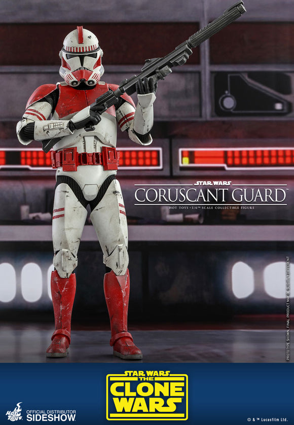 Hot Toys Star Wars The Clone Wars Coruscant Guard Clone Trooper 1/6 Scale 12