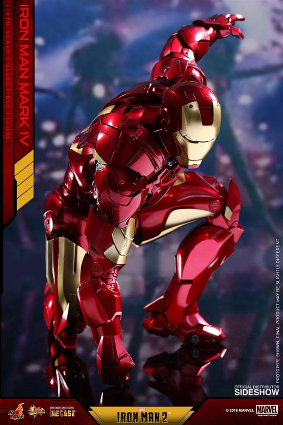 Hot Toys Marvel Iron Man 2 Iron Man Mark IV Diecast 1/6 Scale 12
