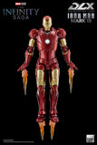 Threezero Marvel Infinity Saga Iron Man Iron Man Mark III DLX 1/12 Scale Die-Cast Action Figure