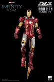 Threezero Marvel Infinity Saga Avengers Iron Man Mark VII DLX 1/12 Scale Die-Cast Action Figure