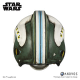 ANOVOS ROGUE ONE: A STAR WARS STORY General Merrick Blue Squadron X-Wing Helmet Accessory Prop Replica Helmet