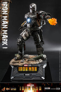 Hot Toys Marvel Iron Man Iron Man Mark I Suit Diecast 1/6 Scale 12" Collectible Figure