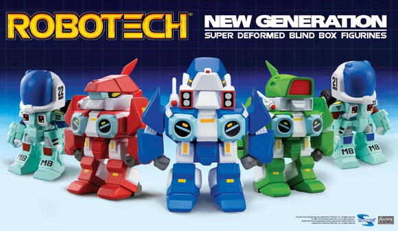 Toynami Robotech New Generation Super Deformed Blind Box Figurines Set of 5