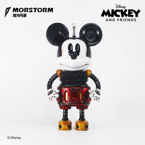 Morstorm Disney Mickey and Friends Disney Art Statue Mecha Series Mechanical Cyberpunk Mickey Mouse 11" Polystone Statue