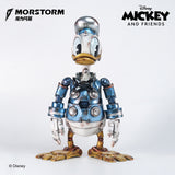 Morstorm Disney Mickey and Friends Disney Art Statue Mecha Series Future Exploration Mechanical Cyberpunk Donald Duck 11" Polystone Statue