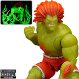 Jada Toys Ultra Street Fighter II: The Final Challengers Blanka Glow-in-the-Dark 6-Inch Scale Action Figure Entertainment Earth Exclusive