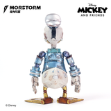 Morstorm Disney Mickey and Friends Mecha Series Future Exploration Mechanical Cyberpunk Donald Duck 6" PVC Figure