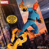 Mezco Toyz One:12 Collective Marvel Comics Fantastic Four Deluxe Steel Boxed Set 1/12 Scale Action Figure Set