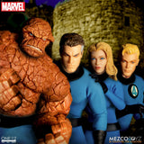 Mezco Toyz One:12 Collective Marvel Comics Fantastic Four Deluxe Steel Boxed Set 1/12 Scale Action Figure Set
