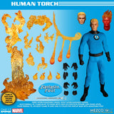 Mezco Toyz One:12 Collective Marvel Comics Fantastic Four Deluxe Steel Boxed Set 1/12 Scale Action Figure Set