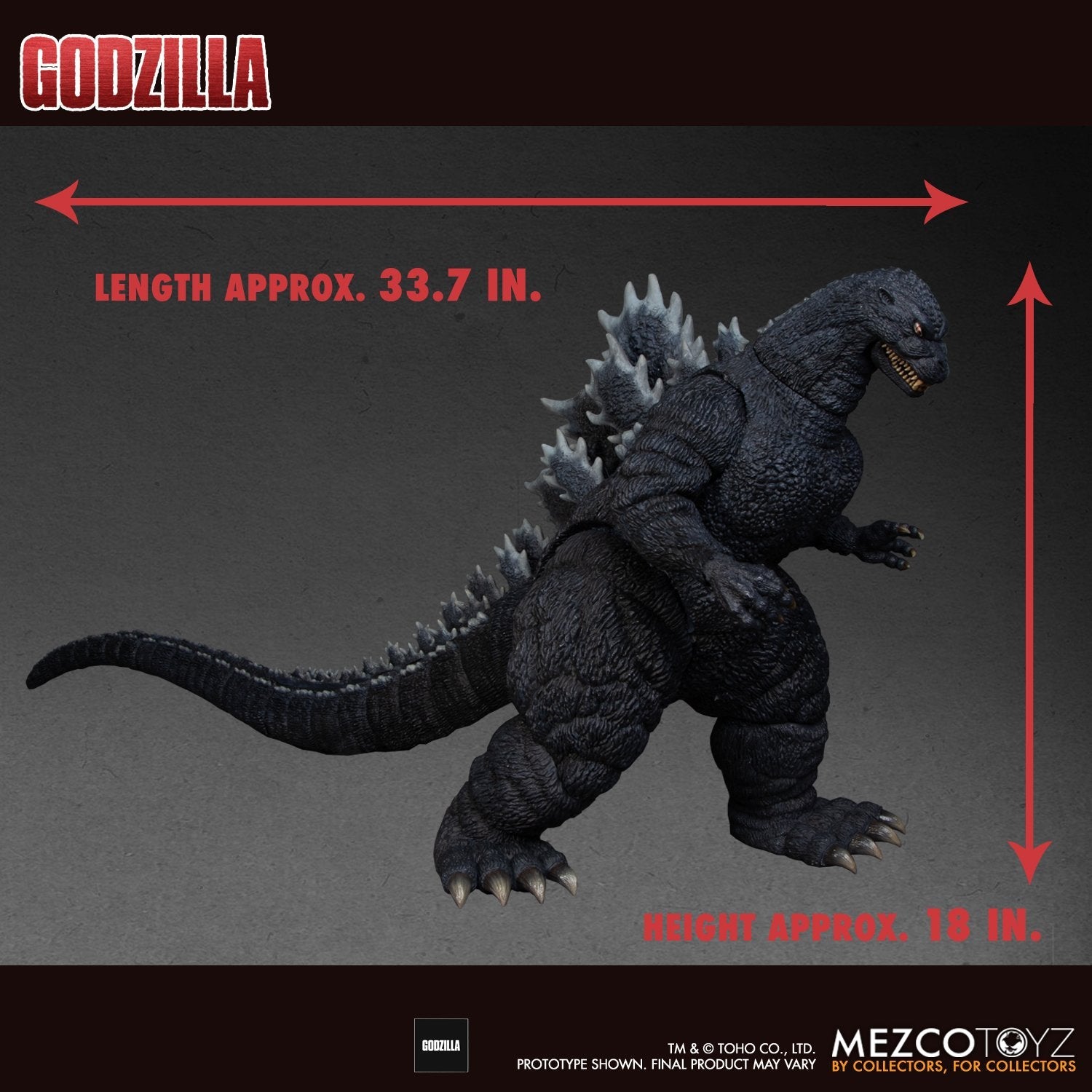 Mezco Toyz Godzilla Ultimate Godzilla 18 inches Action Figure