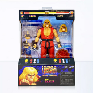 Jada Toys Ultra Street Fighter II The Final Challengers Ken 1/12 Scale 6" Action Figure