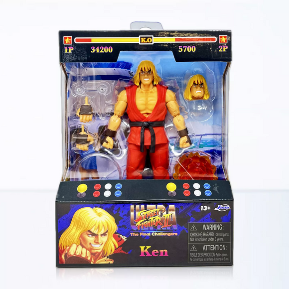 Jada Toys Ultra Street Fighter II The Final Challengers Ken 1/12 Scale 6