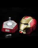 Killerbody Marvel Avengers Iron Man Mark VII 1:1 Wearable Voice Control Helmet  & Bluetooth Speaker Stand