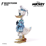 Morstorm Disney Mickey and Friends Mecha Series Future Exploration Mechanical Cyberpunk Donald Duck 6" PVC Figure