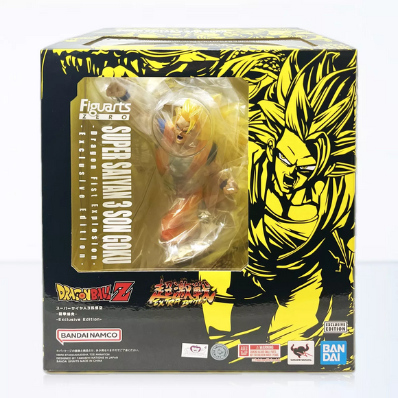Premium Bandai Tamashii Nations Dragon Ball Z FiguartsZERO Extra Battle Super Saiyan 3 Goku (Fist Explosion) NYCC 2023 Exclusive