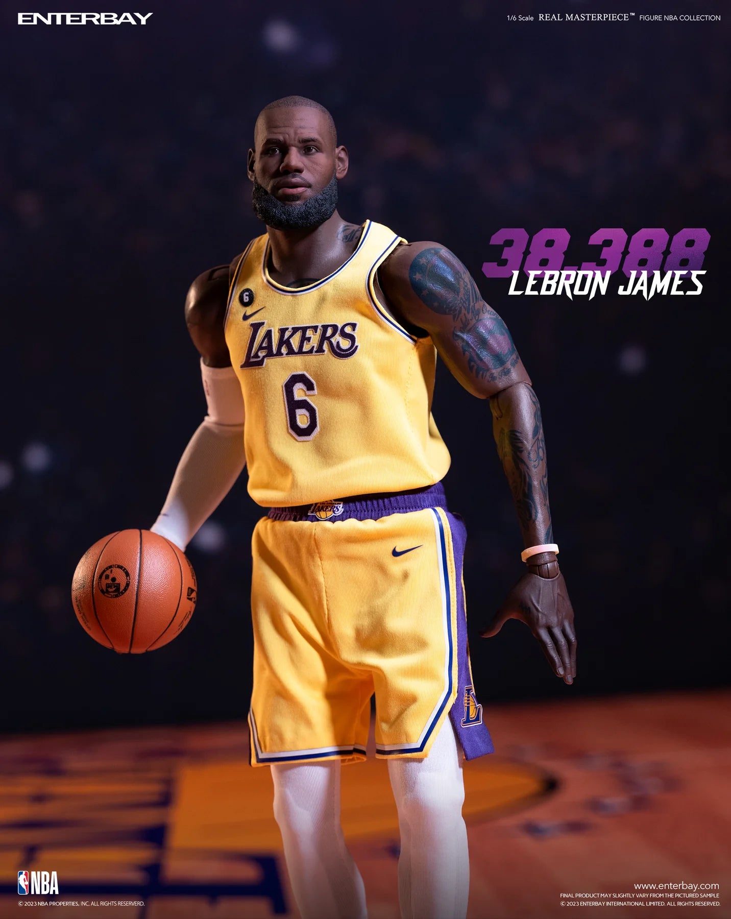 Enterbay NBA Real Masterpiece Series LeBron James (38,388 Points