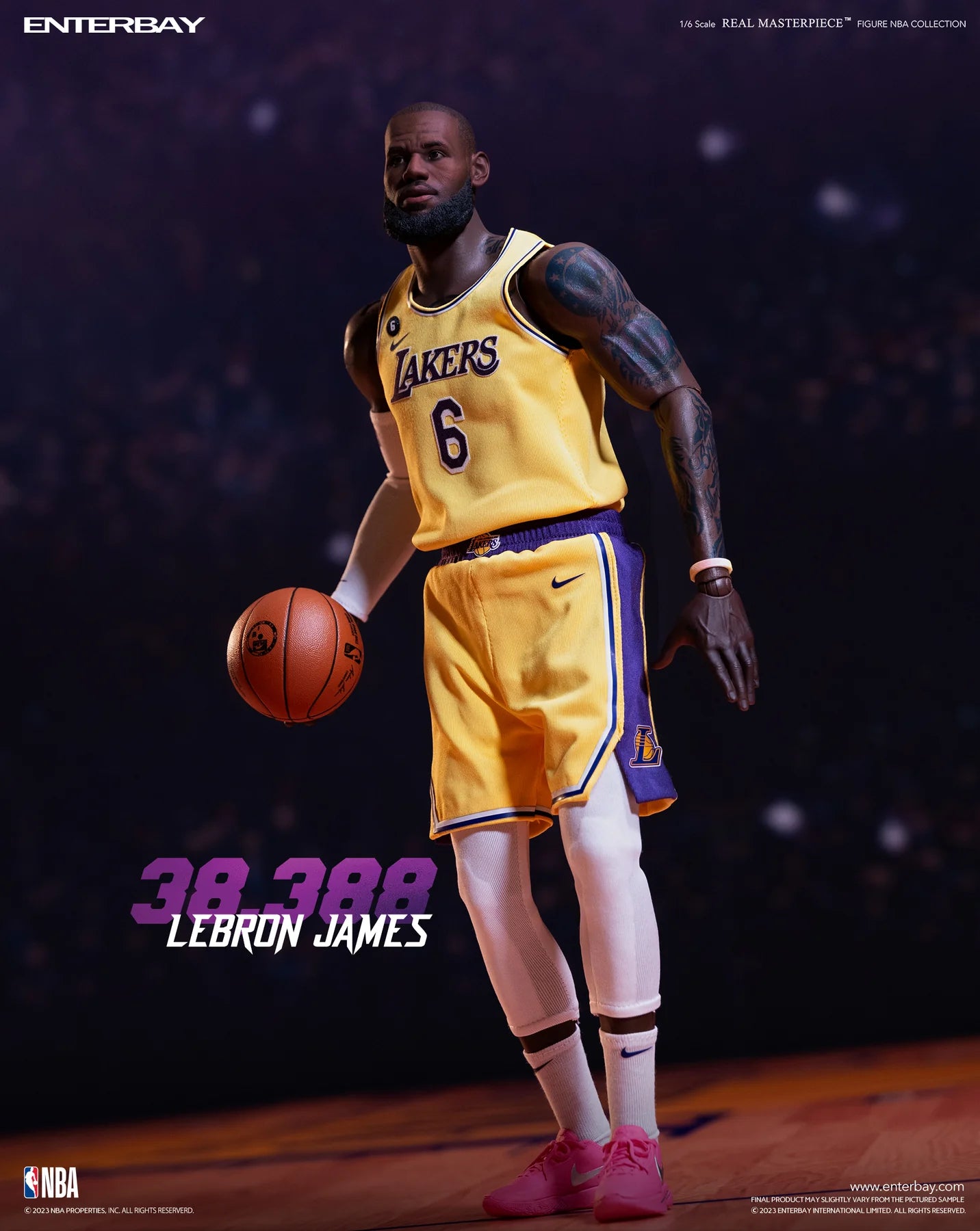 Enterbay NBA Real Masterpiece Series LeBron James (38,388 Points