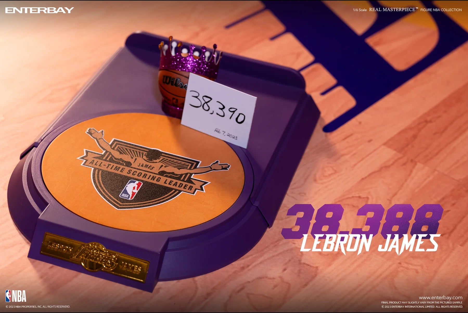 Enterbay NBA Real Masterpiece Series LeBron James (38,388 Points