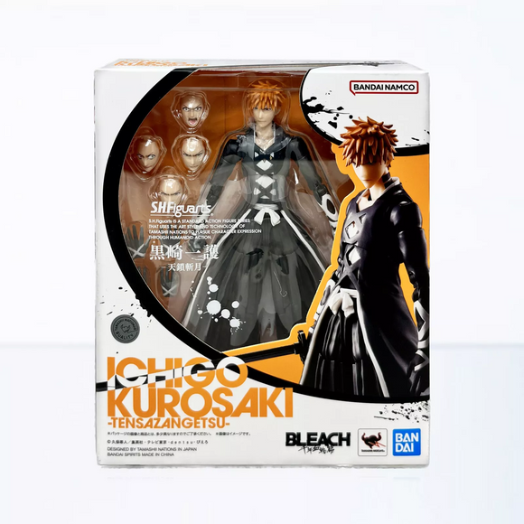 Bandai S.H.Figuarts BLEACH: The Thousand-Year Blood Battle Pt. 1 Ichigo Kurosaki (Bankai Tensa Zangetsu) Action Figure