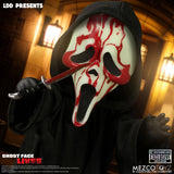 Mezco Toyz Living Dead Dolls Present Ghost Face Bloody Glow-in-the-Dark Edition 10-Inch Doll - Entertainment Earth Exclusive