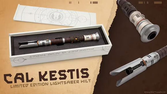 Disney Park Exclusive Star Wars Limited Edition Cal Kestis Customized Lightsaber Hilt