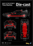 Blitzway Premium UMS Back to the Future Part 2 'Time Machine' 1/6 Scale Vehicle