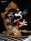 Morstorm Disney Mickey and Friends Disney Art Statue Scary Series Shocked Mickey Mouse 11" Polystone Statue