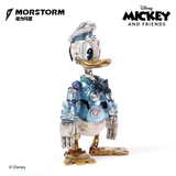 Morstorm Disney Mickey and Friends Mecha Series Future Exploration Mechanical Cyberpunk Donald Duck 6" PVC Figure